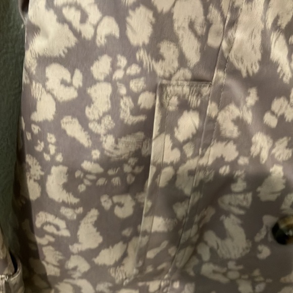 Daughters of the Liberation Double Brest animal print raincoat 800 - Picture 5 of 10